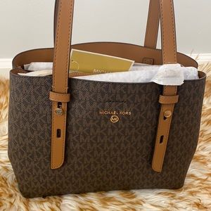 I Michael Kors MEL BRN/ACORN SM TOTE